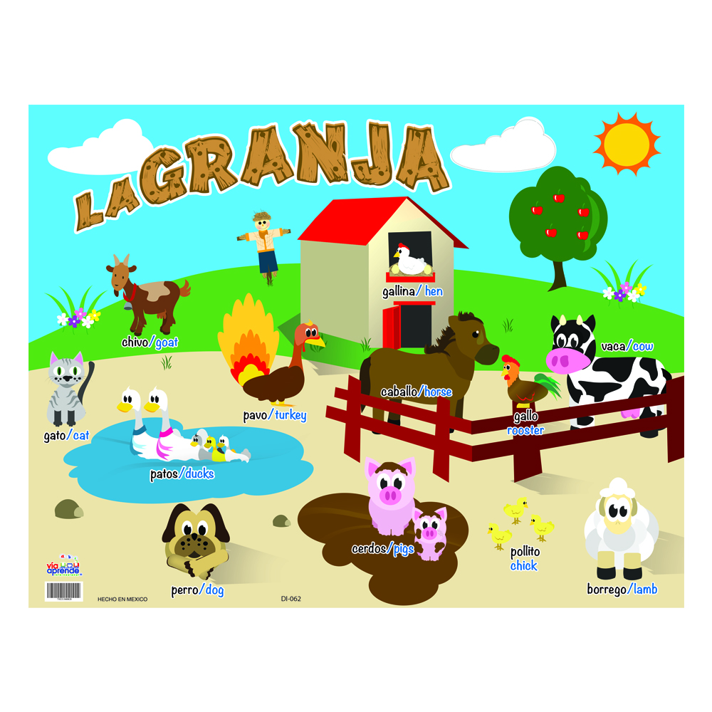 Lamina Animales De La Granja II